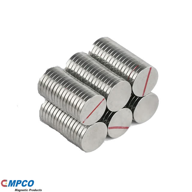 N42 Sintered NdFeB Pancake Vibration Motor Magnet Button