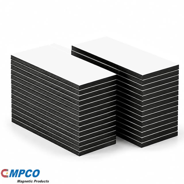 Custom Rectangle Rubber Sticky Magnets