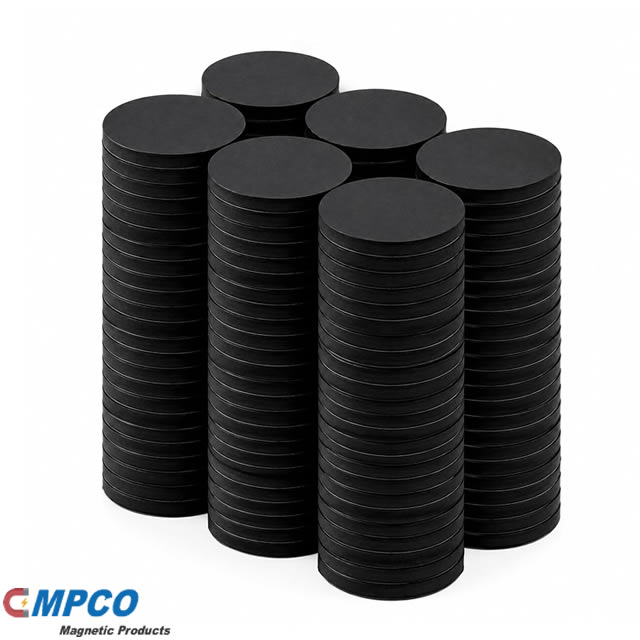 Round Flexible Magnets with Self-Adhesive Backing D20-2mm